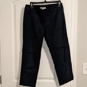 Loft navy Capri Dress pants
